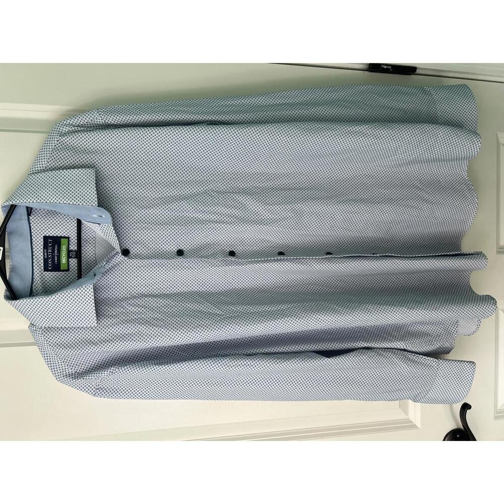 Men’s button up shirt/ Con.struct/ slim fit 4- way stretch